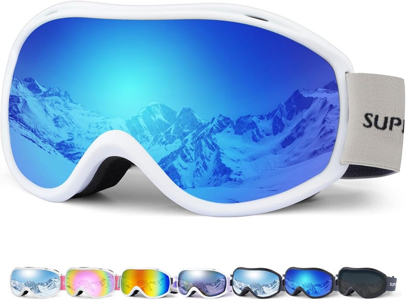 Supertrip Ski Goggles Men Women Anti-Fog Snow Goggles UV Protection Snowboard Goggles for Adult Youth - Image 1